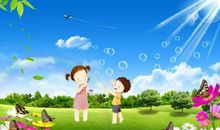 吹泡泡 三年级玩耍作文500字