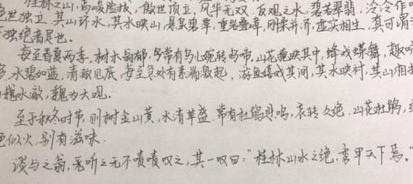 《桂林山水韵》作文点评 4