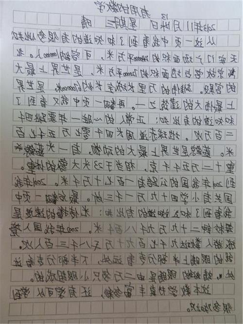 考级 四年级叙事作文400字