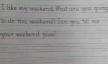 我的周末英语作文