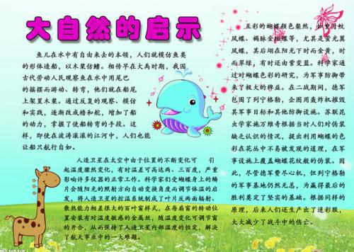 蝉在夏天为什么会叫 大自然的启示400字作文