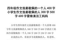 普通的妈妈 我敬佩的一个人400字作文