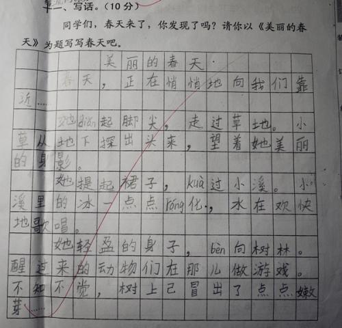 等下一个春天 高二作文500字