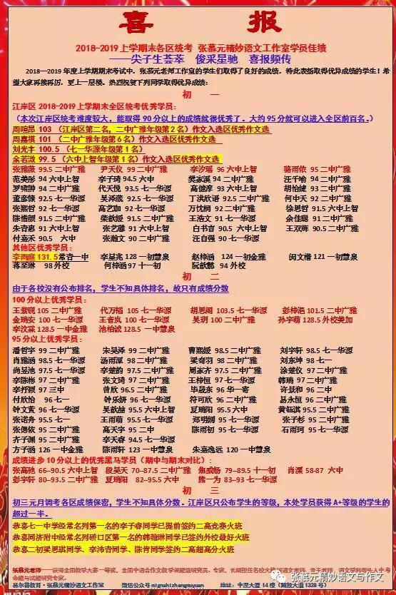 张慕元老师的作文讲义又发表于核心报刊——《作文周报》 8