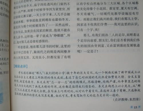 中考优秀作文|《真情在细节中》