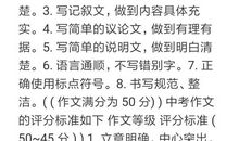 中考作文上的粗心，会是你致命的“痛”。