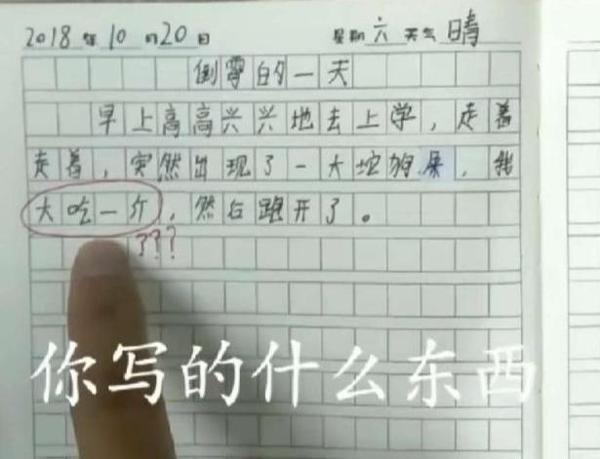 小学生们什么都敢往作文里写，家长：看见作文就来气 2