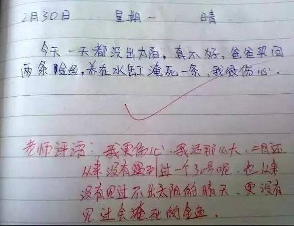 小学生搞笑作文，这些作文写的太奇葩了，快把老师气的吐血了 1