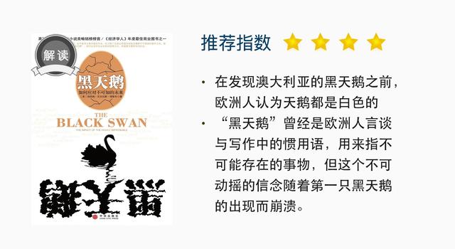 「有为分享」《黑天鹅》|读后感悟 进有为书院·做有为企业 1