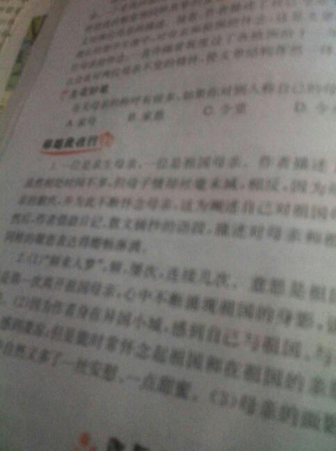 怀念母亲优秀读后感范文