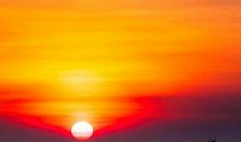 四年级作文：日落