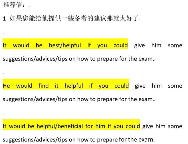 7种小作文高频使用的礼貌体句型（配实战练习） 12
