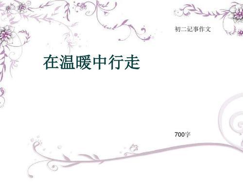 温暖 妈妈的关爱作文700字