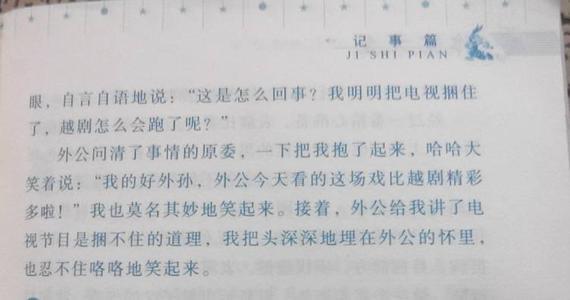 其实我不在乎 优秀写事作文400字