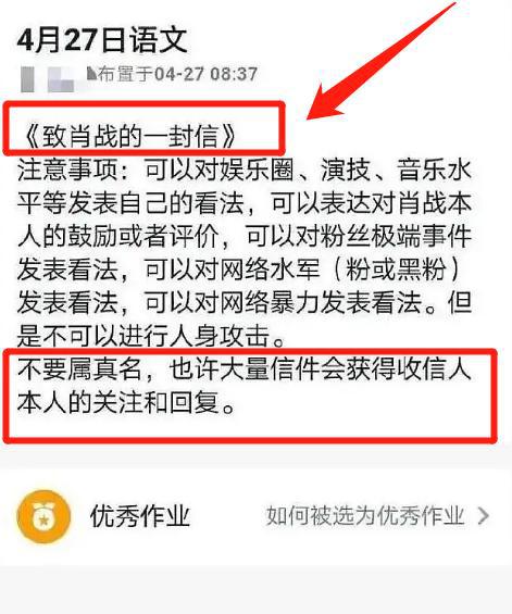 网曝老师布置小学生作文嗑肖战王一博cp,饭圈文化不该进校园! 16