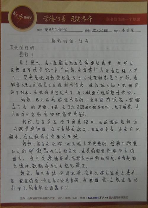 五年级书信：给小偷的一封信_450字