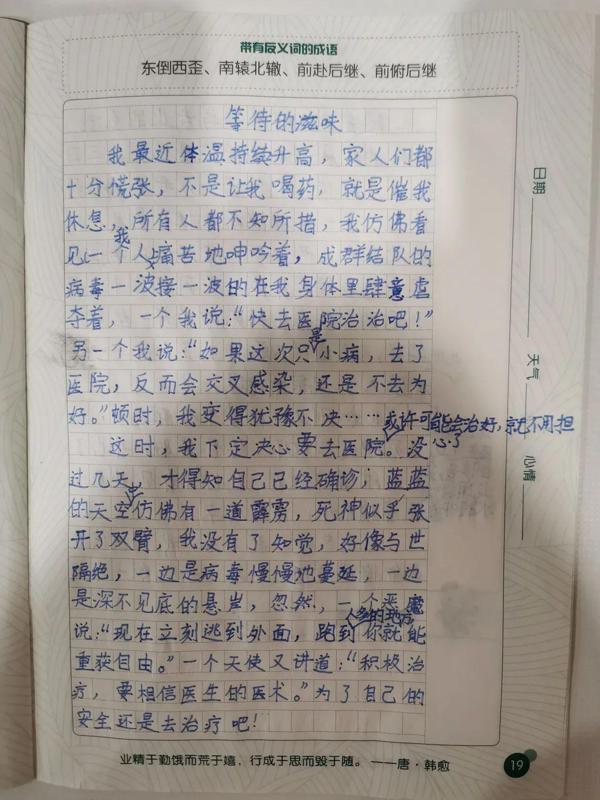 作文赏析丨等待的滋味 22