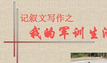 我的军训生活-记叙文范文500字