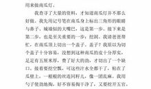 南瓜 高中生900字议论文