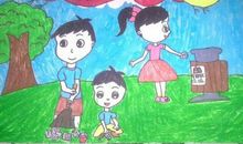 我居住的小区 请爱护环境400字作文