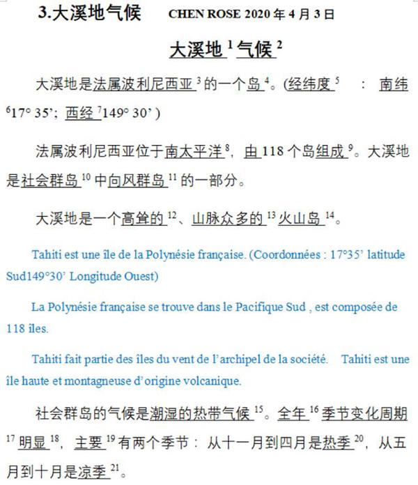 你见过用法文批改的中文作文吗? 1