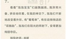 三年级叙事作文：快乐的吹泡泡游戏_750字