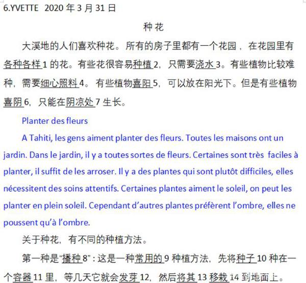 你见过用法文批改的中文作文吗? 5