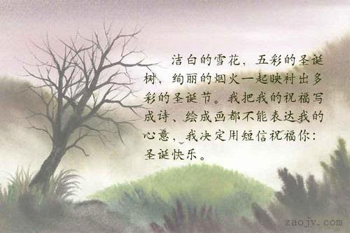 描写圣诞节的唯美句子