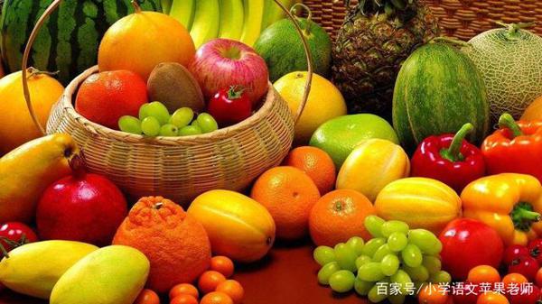 一张思维导图全解各种写水果的作文