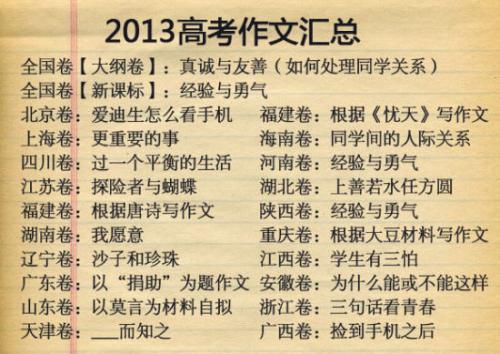 高考高分作文欣赏：深入灵魂的热爱