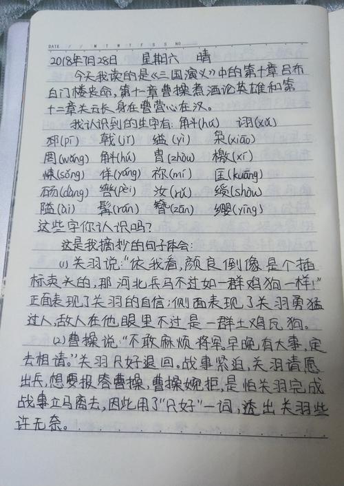 三国演义读书笔记600字
