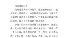 《龟兔赛跑》续-小学续写作文300字