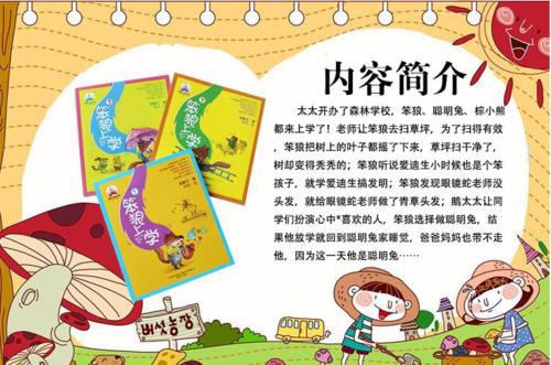 笨狼上学-小学童话作文700字