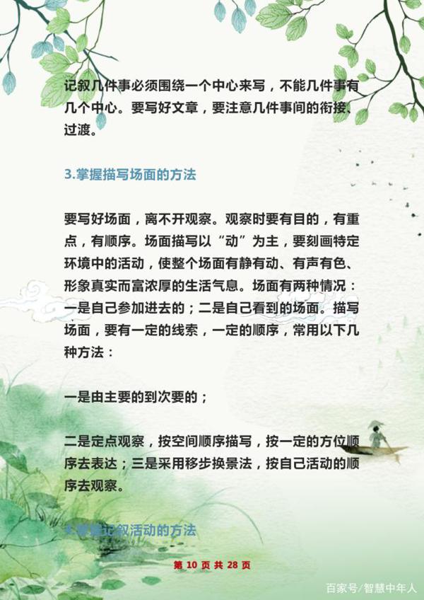 小学语文:满分作文写作技巧讲解+范文分析!让孩子作文“0”扣分 9