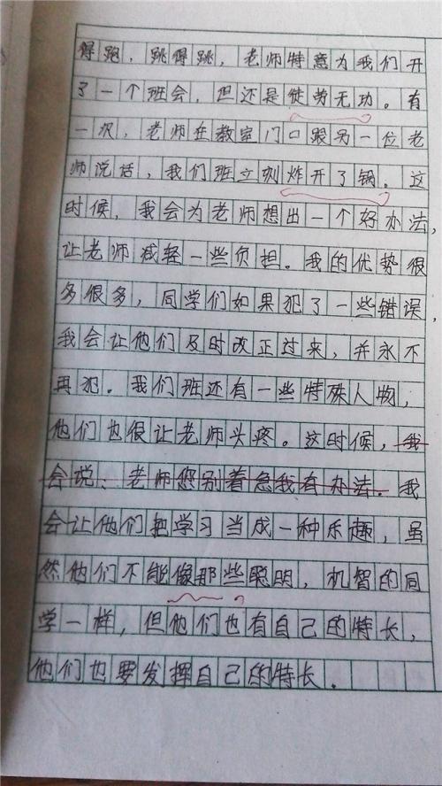 2019小升初满分作文：竞选班长演讲稿_450字
