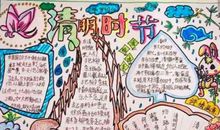 2020年快乐的传统节日清明节手抄报