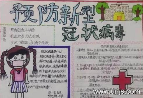 关于2020抗击疫情中国加油的手抄报