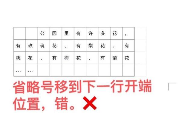 在格子纸中写小作文,标点符号的书写规范 6