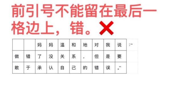 在格子纸中写小作文,标点符号的书写规范 8