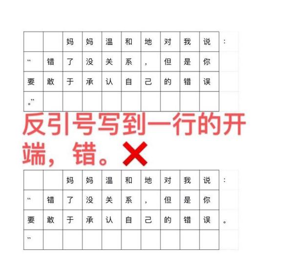 在格子纸中写小作文,标点符号的书写规范 11