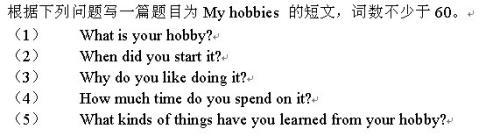 高三年级英语作文：我的爱好_2000字