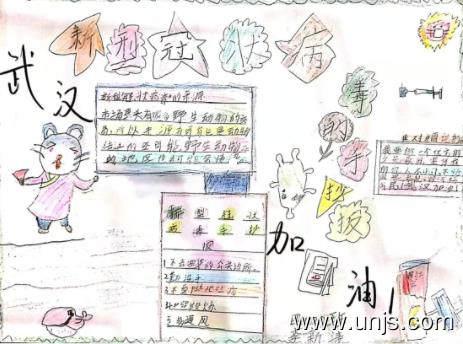2020抗疫情的手抄报图片资料 2