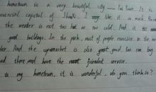 五年级英语作文：我爱我的故乡_600字