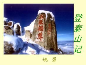《登泰山记》鉴赏