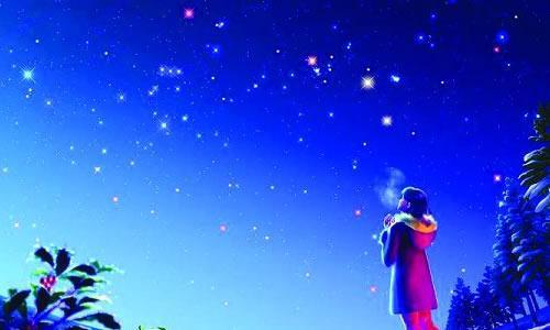 独坐星空下-美丽的星空作文300字