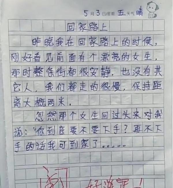 小学生作文《怀孕》火遍全网！网友：没文化太可怕了 2