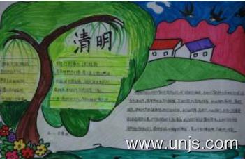 2020关于传统节日清明节的手抄报