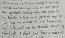 英语作文：我的假期