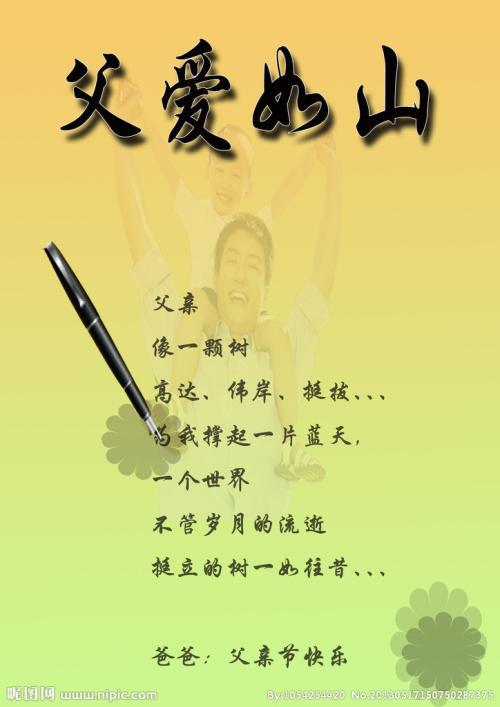 关于父亲节的优美句子