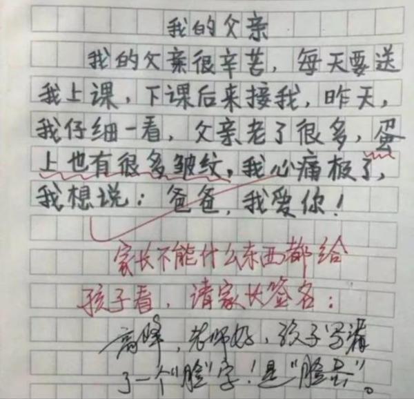 小学生作文《好姑娘》火了,老师佩服,网友:你妈妈真有才 2